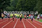 Womens and Girls 100 metres at the Northern Inter-Counties under-17s and 15s at Witton Park, Blackburn. Photo: David T. Hewitson/Sports for All Pics